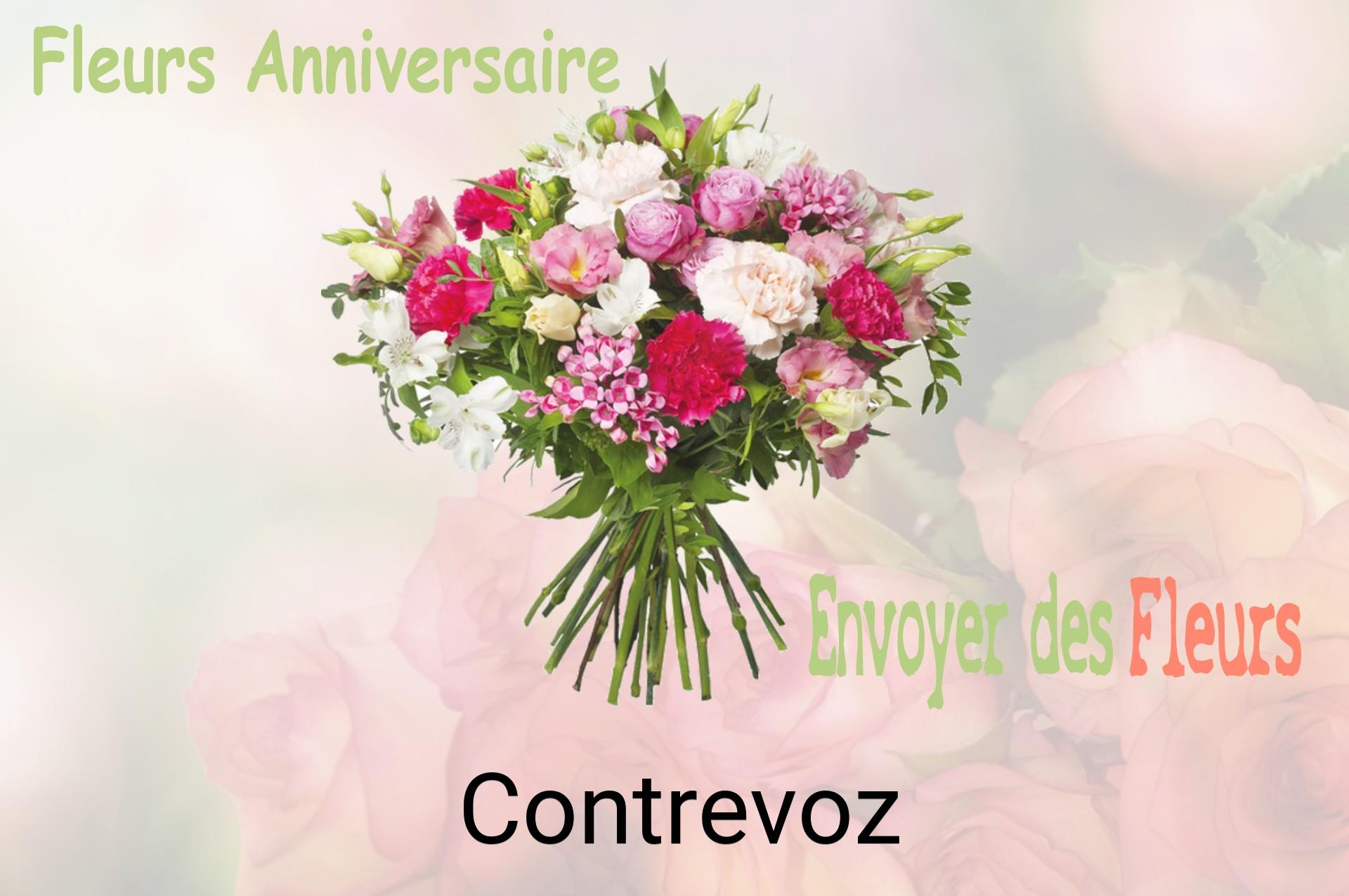 Bouquet de fleurs d’anniversaire livré à Contrevoz
