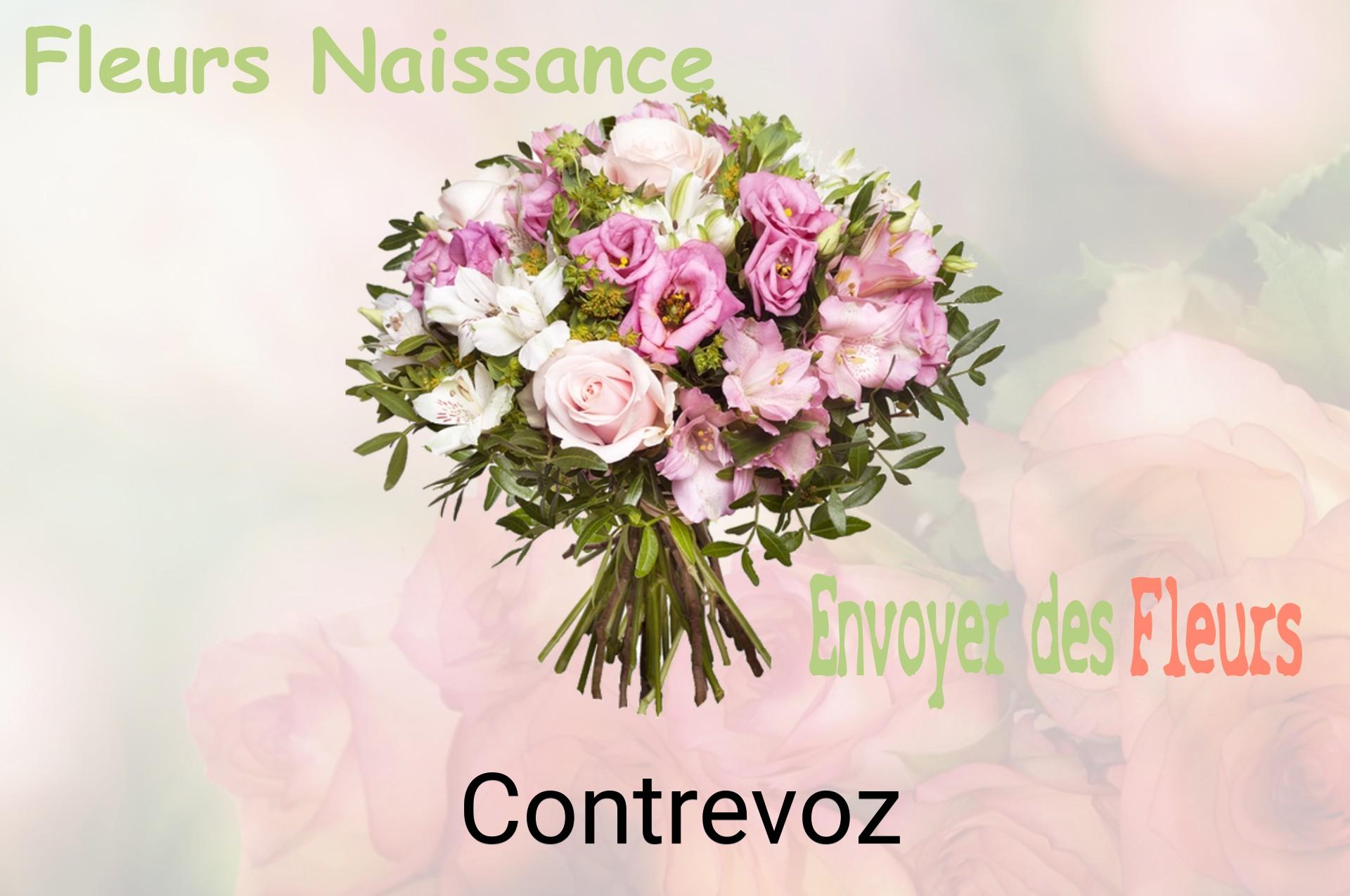 Bouquet de fleurs de naissance livré à Contrevoz